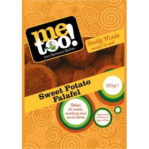 Chilled falafels sweet potato